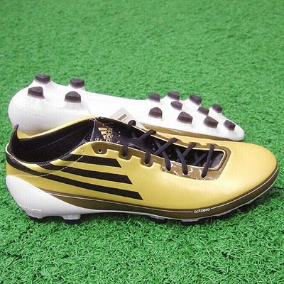 F50 レザー ニューネイビー×メタリックゴールド×アルゼンチンブルー オリジナルグランド エナジーウィーヴ スティッチライト