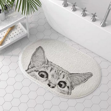 台灣 AGAPE 地墊  探頭貓貓  60 x 40cm