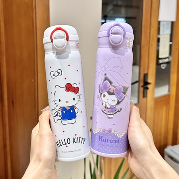 Home Tune家音 三麗鷗 316不鏽鋼 雙飲保溫瓶 500ML  保溫瓶 保溫杯 PM-102 201F 10D