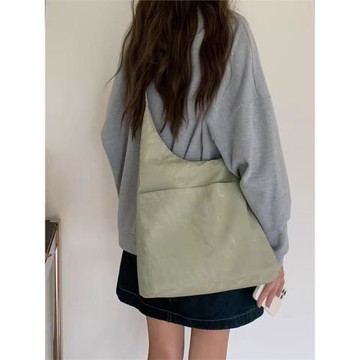 香港I.TMUCSK軟面包包女2024新款秋冬款單肩腋下包休閑通勤托特包