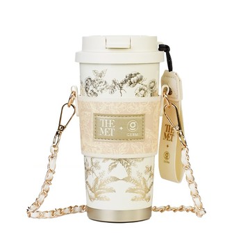 【GERM格米】THE MET綺夢寶境系列閃耀咖啡杯500ml-緋白