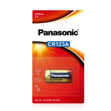 Panasonic CR123A 一次性3V鋰電池(4顆入-公司貨) 相容 K123LA,EL123AP,DL123A