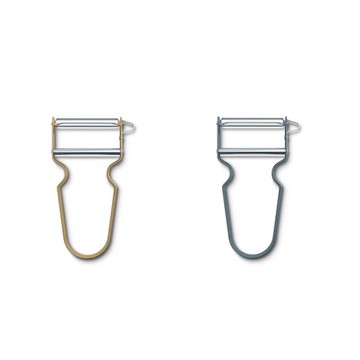 【Victorinox 瑞士維氏】REX 削皮器-藍莓(6.0900.21)/腰果金(6.0900.81)【墊腳石】