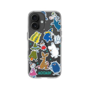 iPhone 16 Clear Case（相機按鈕） 透明 - Moomin - Moomin角色大集合