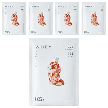 BODY GOALS 多效乳清蛋白飲Pro 隨手包 草莓牛奶  5個  40g