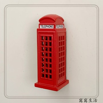 台灣出貨 金屬英國倫敦電話亭立體冰箱貼磁性貼世界品禮物伴手禮