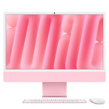 Apple iMac 24吋 M4 10核心GPU 原廠保固  MWV43TA/A  MAC OS  16GB  256GB  粉紅色