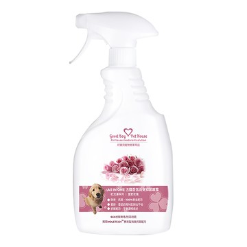 Good Boy Pet House 好寶貝寵物居家用品 All IN ONE香氛寵物除臭防護噴霧 皇家玫瑰 500ml  1瓶