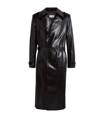Maison Margiela Linen Coated Trench Coat