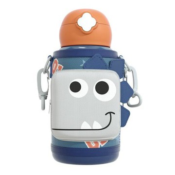 BEDDYBEAR 杯具熊 四葉草兒童保溫壺 316不銹鋼  恐龍 藍色  1個  630ml