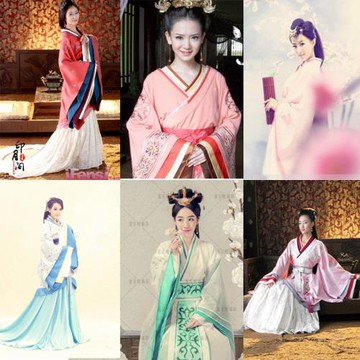 影視裝美人心同款古裝女漢服仙女服繡花漢服古裝影樓寫真演出服