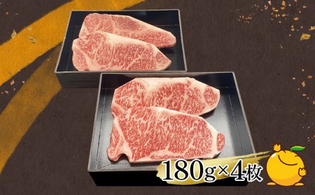 おおいた和牛 サーロインステーキ 約180g×4枚(合計720g)  牛肉 和牛 豊後牛 国産牛 赤身肉 焼き肉 焼肉 ステーキ肉 大分県産 九州産 津久見市 国産