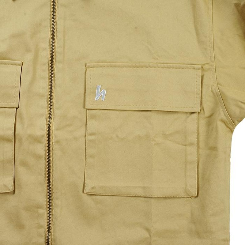 HARLAUT CARGO JACKET CREAM ハーロウ カーゴ ジャケット トップス