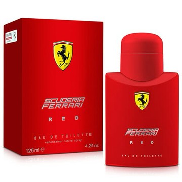 【Ferrari 】 Ferrari Scuderia Red 紅色法拉利男性淡香水125ML