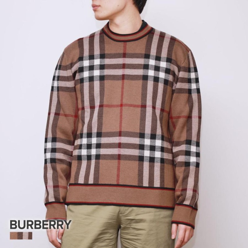 バーバリー BURBERRY セーター メンズ トップス ウール100％ バーチ ...