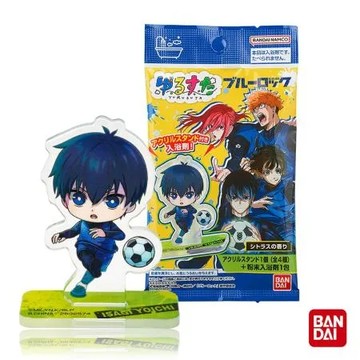 日本BANDAI-藍色監獄入浴劑(附塑膠立牌)(限量)-4入(柑橘香/洗澡玩具/交換禮物)