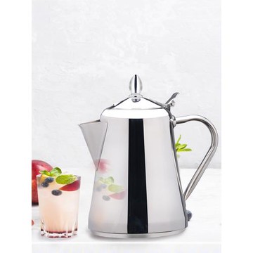 三洽大容量防爆耐熱不銹鋼冷水壺餐廳茶水壺耐高溫家用涼水壺