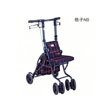 【助步車】日本SHIMA SUNNY WALKER AW-SP 小型助步車｜U型扶手｜可折收納｜雙煞車｜購物袋