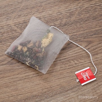 🔥臺灣有貨⚡【店鋪熱銷】食品級茶葉獨立包裝花茶小分裝袋尼龍茶包袋一次性泡茶袋反折式 GOKY