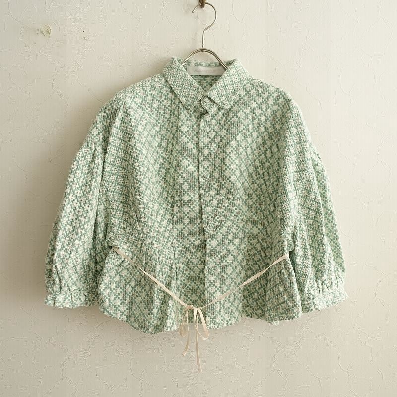 美品】アシードンクラウド ASEEDONCLOUD*コットンシャツ*Fタック 