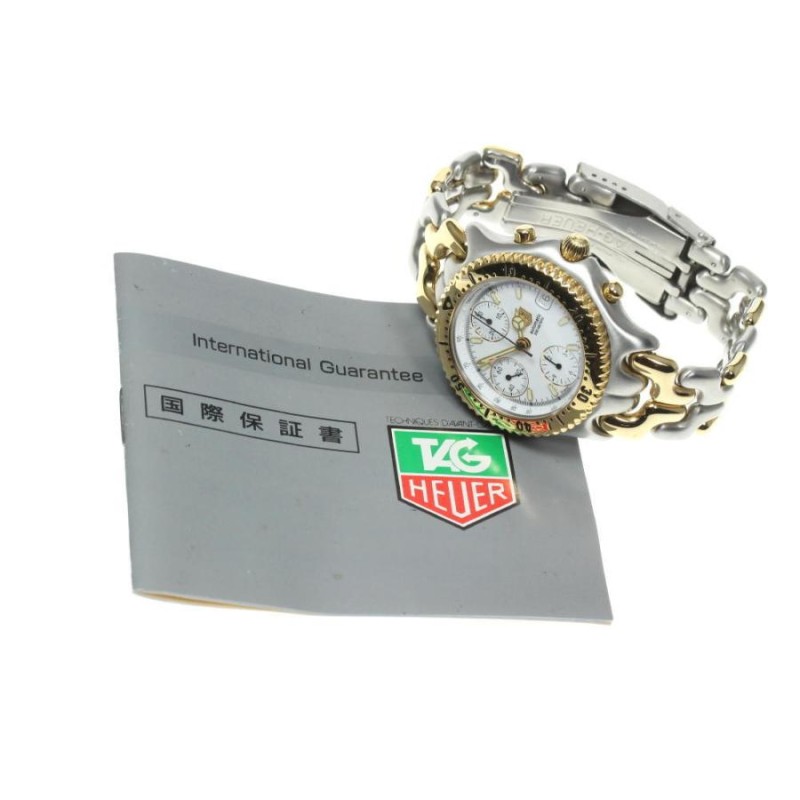 ☆良品 保付【TAG HEUER】タグホイヤー セル CG2120-R0 クロノグラフ 自動巻き メンズ | LINEブランドカタログ