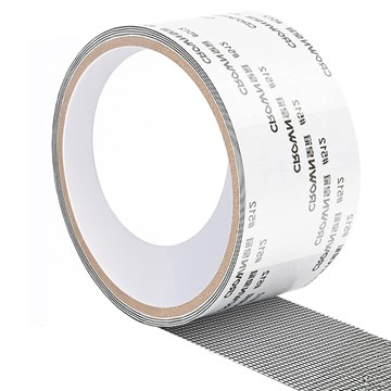 CROWN 皇冠新材 自黏式紗窗修補貼 200 x 5 x 0.1cm  黑灰色  1捲