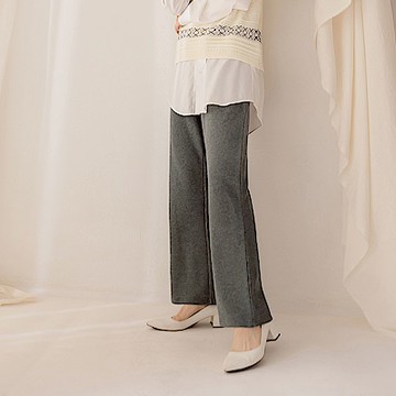 OB嚴選-S小腰精．磨毛收腹美型腰鬆緊長褲(一般/加長)