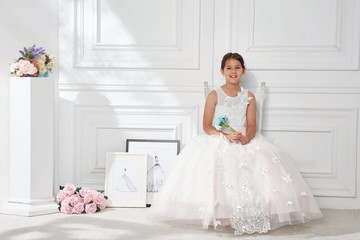 艾洛麗粉紅水晶洋裝