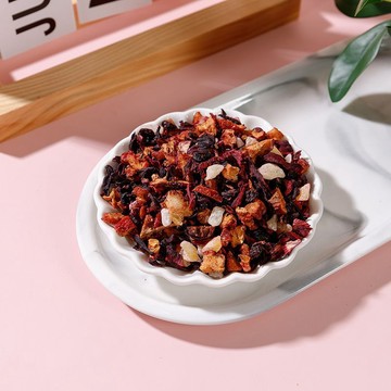 🎀爆款花茶🎀景區朗姆覆盆子花果茶罐裝廈門櫻桃玫瑰醋栗漿果水果茶冷泡
