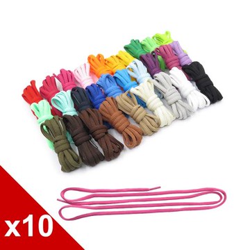 糊塗鞋匠 優質鞋材 G74 5mm橢圓鞋帶140cm 10雙