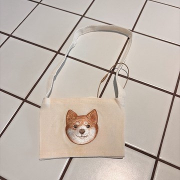 刺繡杯套-柴犬