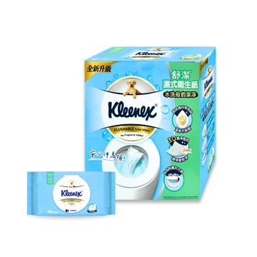 Kleenex 1箱組 濕式衛生紙 (46抽X14包)