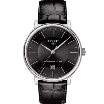 TISSOT天梭CARSON都會品味紳士機械錶(T1224071605100)40mm