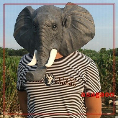 アニマルマスク天然ゴムラテックス製象仮面動物かぶりものリアル動物変装マスク学院祭グッズパーティー仮装ゾウなりきりマスクelephant 通販 Lineポイント最大get Lineショッピング