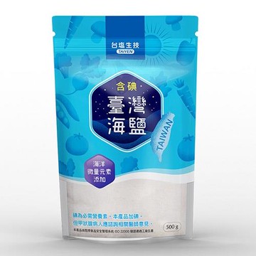 含碘臺灣海鹽500G【愛買】