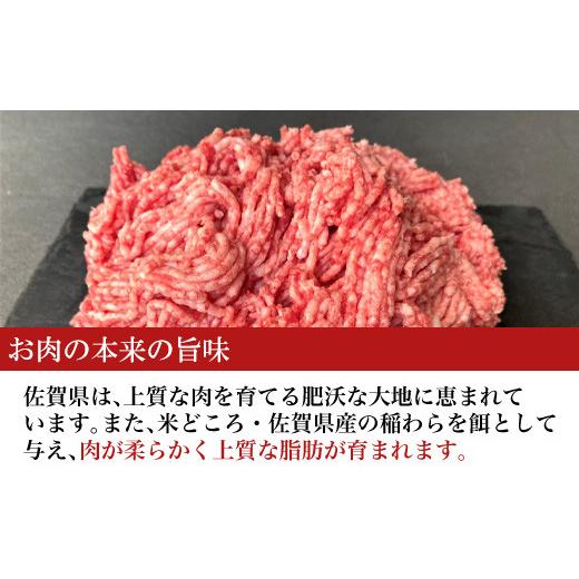 ふるさと納税 佐賀県 唐津市 厳選佐賀牛 牛ミンチ 250g×4(合計1kg) 佐賀牛100％使用！ご家庭でお好きな料理に大変身！ハンバ−グ ミート…