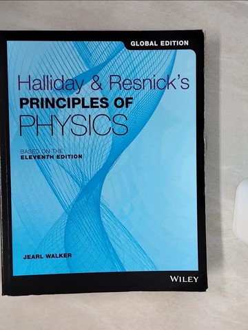 【書寶二手書T2／大學理工醫_QFA】Halliday'S Principles Of Physics Global Edition 11E_Halliday