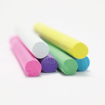 School 系列 環保無灰粉筆6色 / 細版