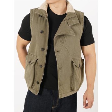 維托摩瑞機車騎行背心阿凡達做舊飛行員咔嘰復古摩托車工裝馬甲