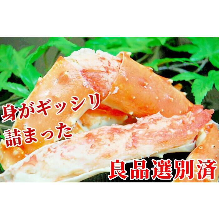 タラバガニ ボイル 特大1.2kg×1肩 足 メガサイズ 極太 たらばがに 蟹 脚 冷凍 ギフト カニ 北海道加工 お取り寄せ