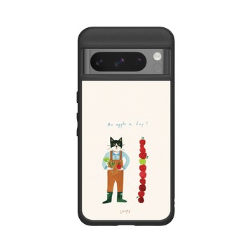 Pixel 8 Pro SolidSuit 黑 - Soupy Tang 湯舒皮 - Apple Cat