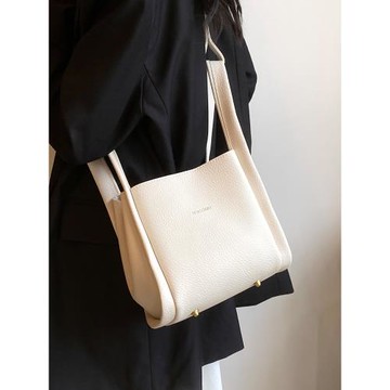 手拎時尚托特包女2025夏季韓版簡約百搭單肩包小眾高級感潮流女包