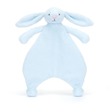 Bashful Blue Bunny Comforter 寶貝藍兔安撫甜睡巾