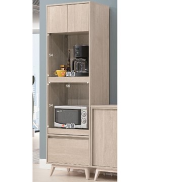 AS DESIGN 雅司家具-麥哲倫2尺電器櫃-60.3*40*196.4cm