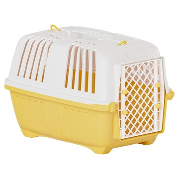 Truly House 寵物手提車載寵物箱 特大款  黃色  1個  54 x 37 x 36cm