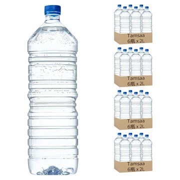 Tamsaa 無標籤天然水  2L  24瓶