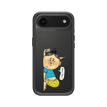 iPhone Air Mod NX -邊框背蓋組合 (相機按鈕) 黑 - 保羅先生 Mr.Paul - 懶惰派對