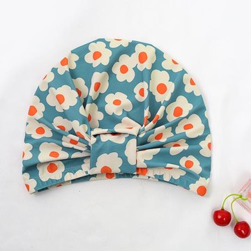 布泳帽女彈性大碼舒適不勒頭長發專用大頭圍舒適護耳顯臉小游泳帽