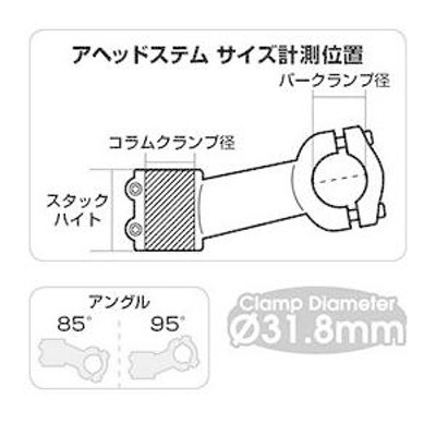 アデプト デフト ステム クランプ径:31.8mm ブラック/100mm(HBN12502