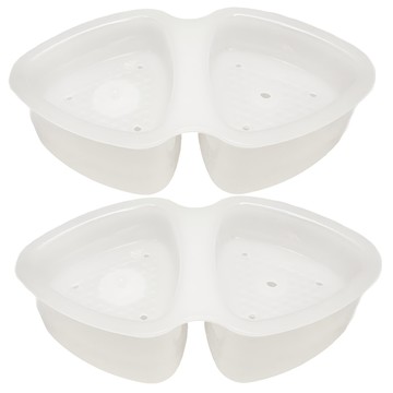 inomata日本壽司模型 白色三角形 2組